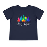 Sassy "Merry + Bright" Toddler Short Sleeve Tee