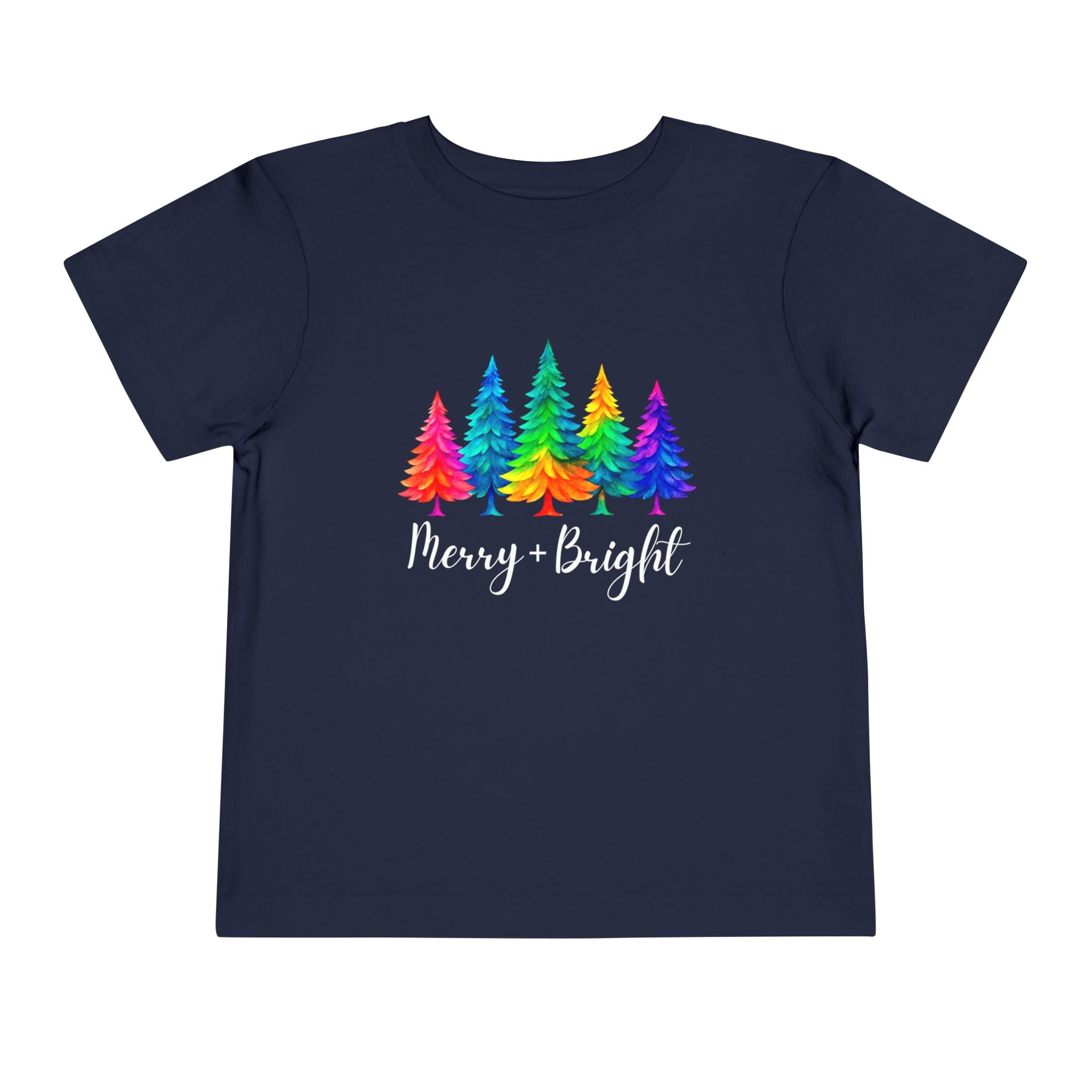 Sassy "Merry + Bright" Toddler Short Sleeve Tee