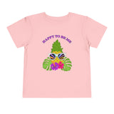 Toddler "Happy To Be Me" Short Sleeve Tee