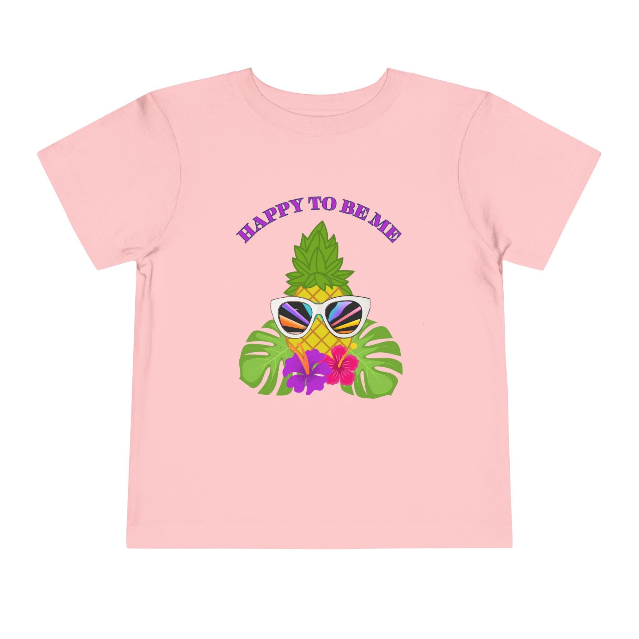 Toddler "Happy To Be Me" Short Sleeve Tee