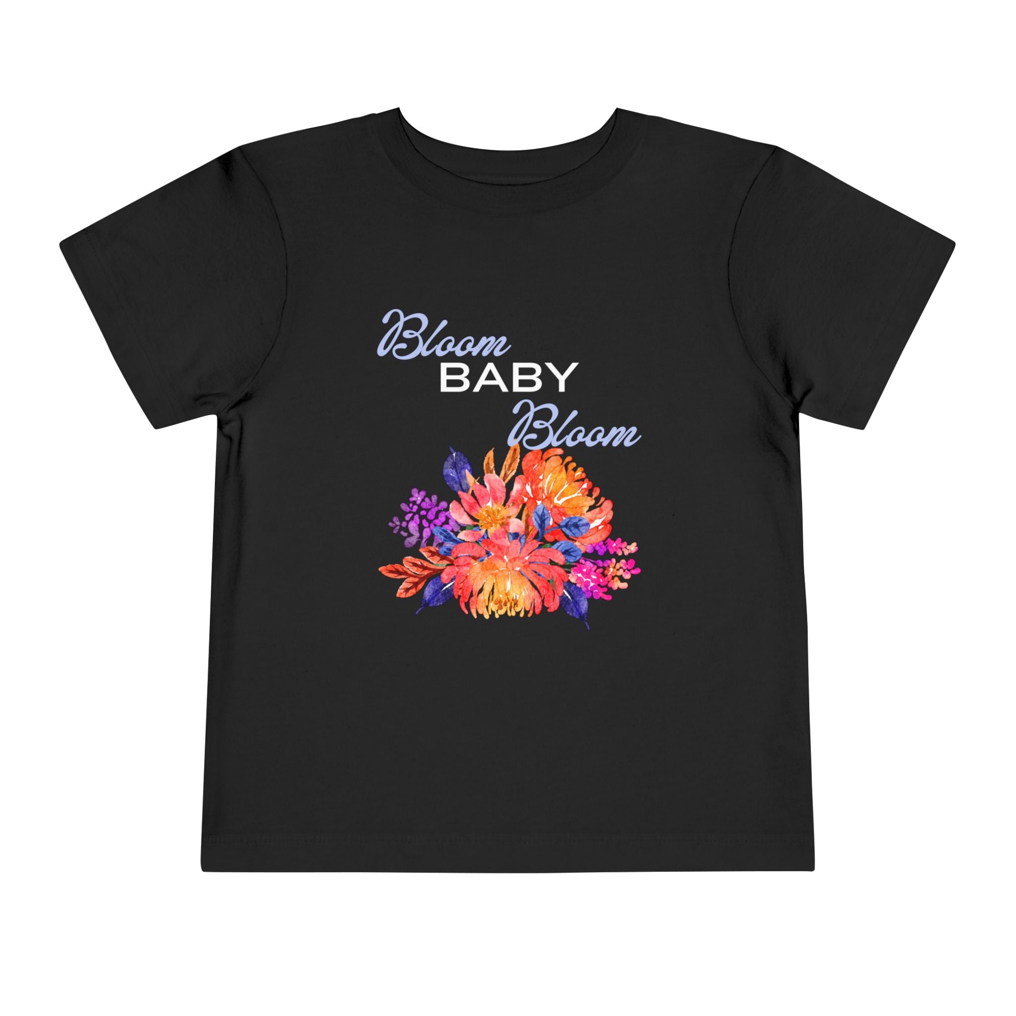 Toddler "Bloom Baby" Spring Floral Short Sleeve Tee