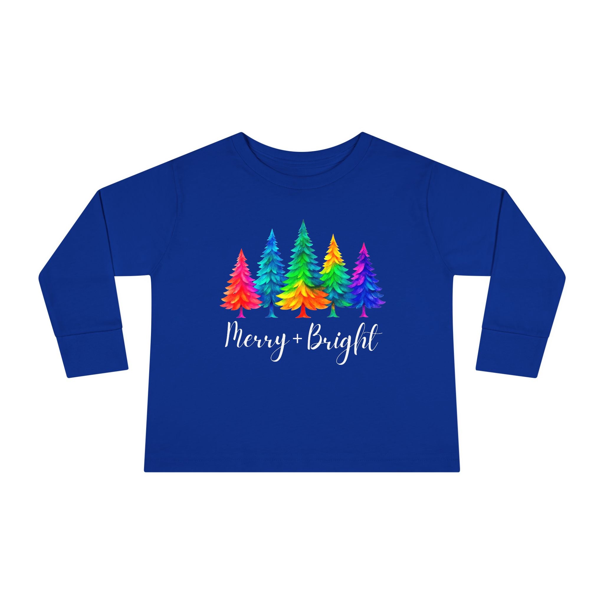 Sassy "Merry + Bright" Toddler Long Sleeve Shirt