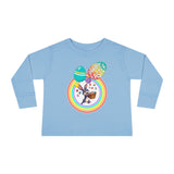 Toddler "Hoppy Easter" Unisex Long Sleeve Tee