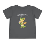 Toddler "Flowers are Happiness" DRAGO Unisex Short Sleeve Tee