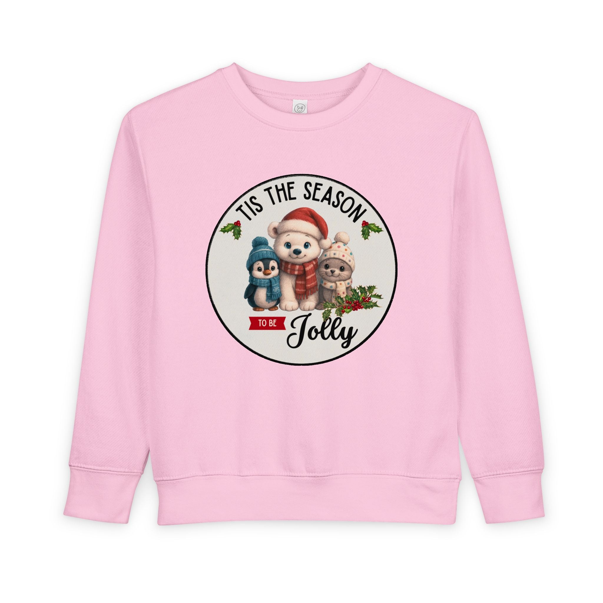 "Tis The Season to be Jolly" Toddler Cozy Sweatshirt