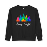 Sassy "Merry + Bright" Toddler Sweatshirt