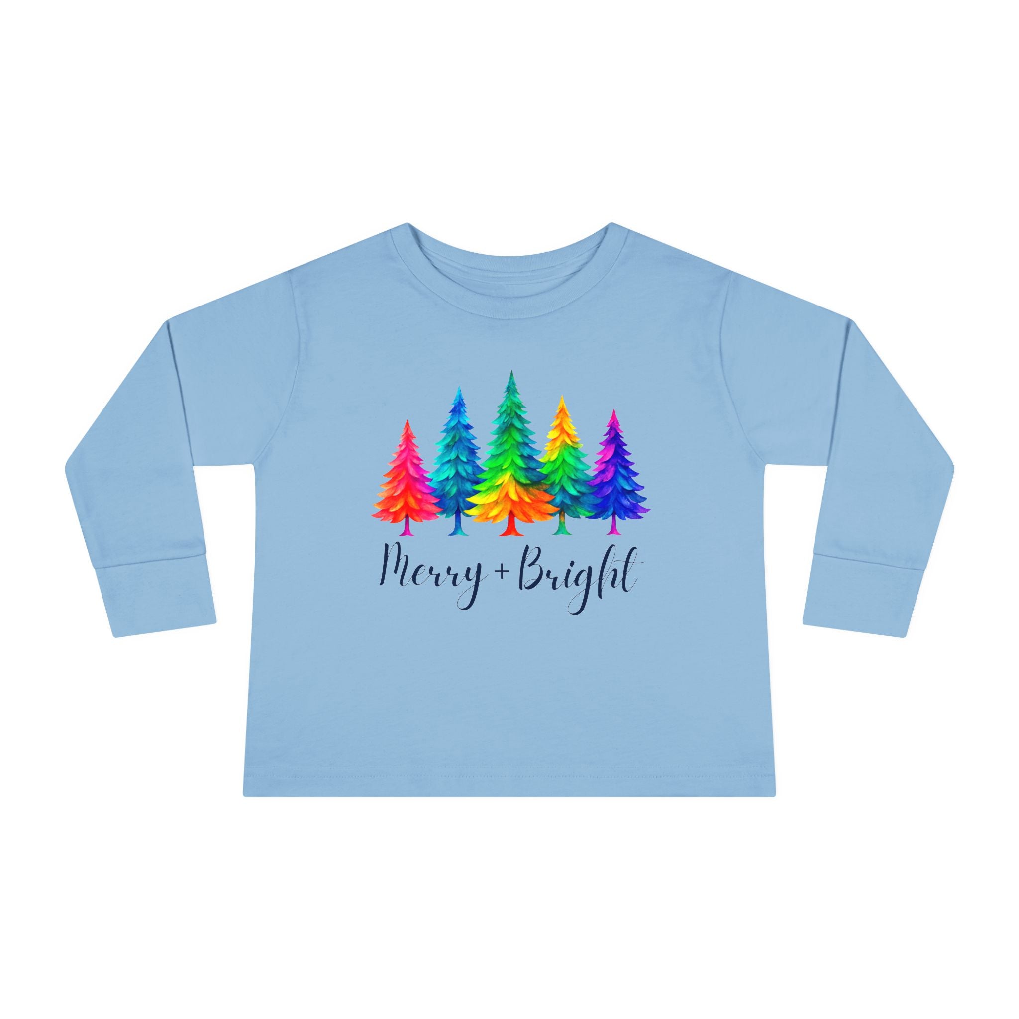 Sassy "Merry + Bright" Toddler Long Sleeve Shirt