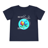 Toddler "Best Buds" Deco Teal Short Sleeve Tee