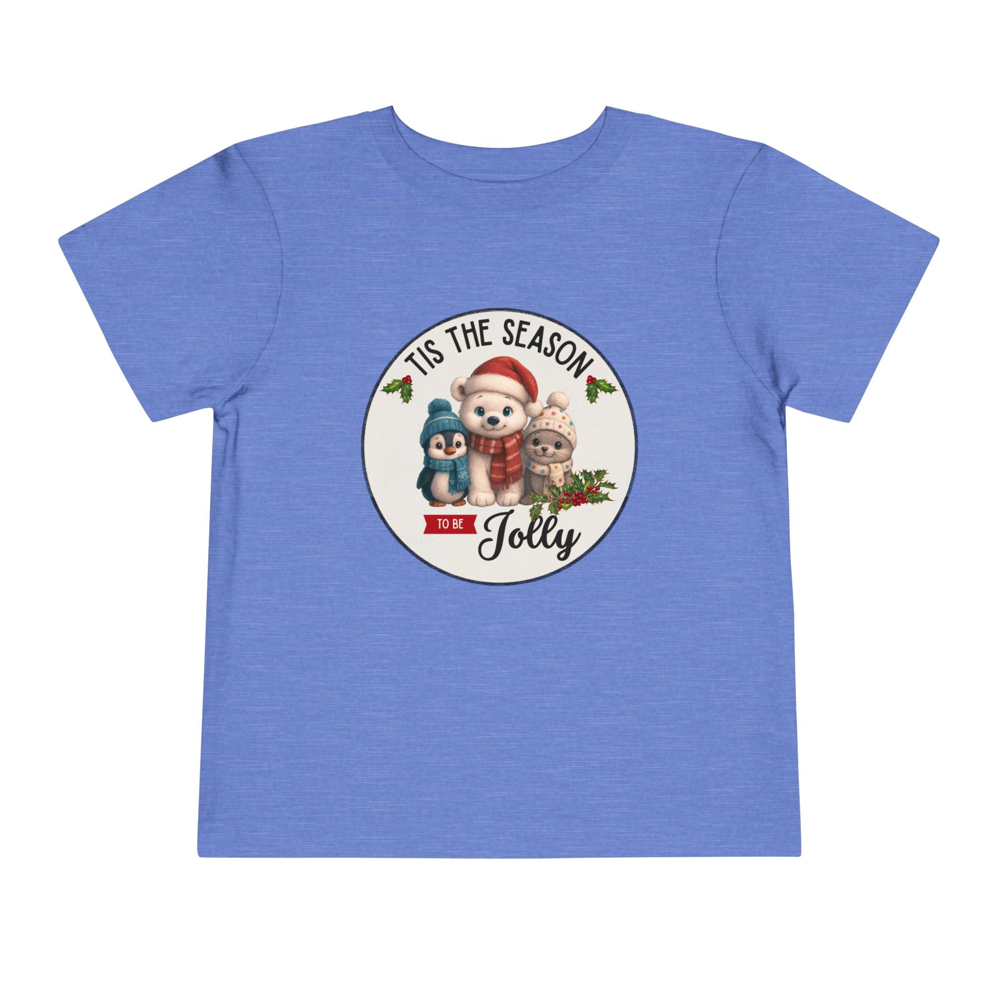 "Tis The Season to be Jolly" Toddler Short Sleeve Tee