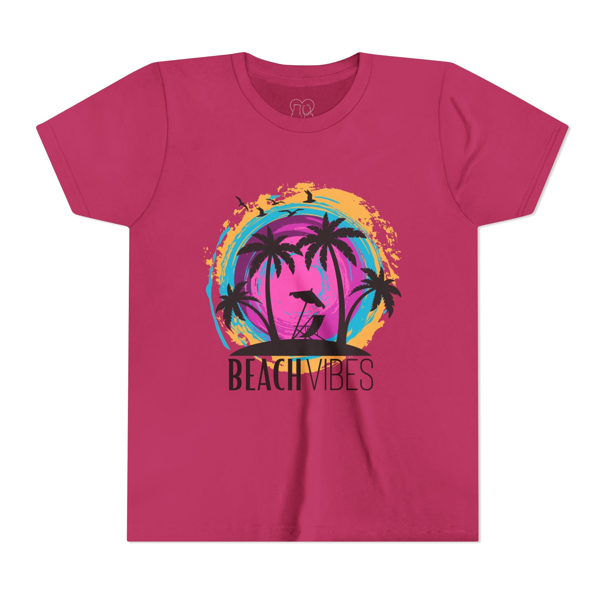 Kids "Beach Vibes" Short Sleeve Tee