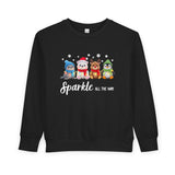 "Sparkle all The Way" Toddler Cozy Sweatshirt