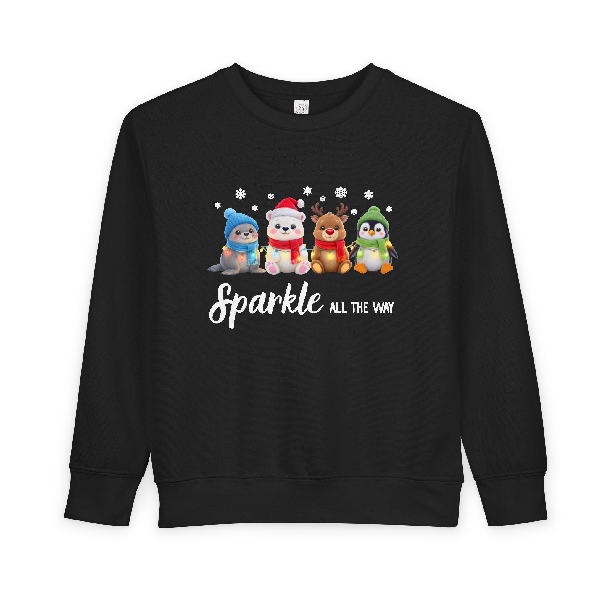 "Sparkle all The Way" Toddler Cozy Sweatshirt
