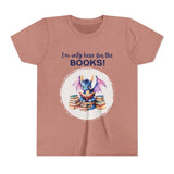 Kids "Here for the Books" Short Sleeve Tee