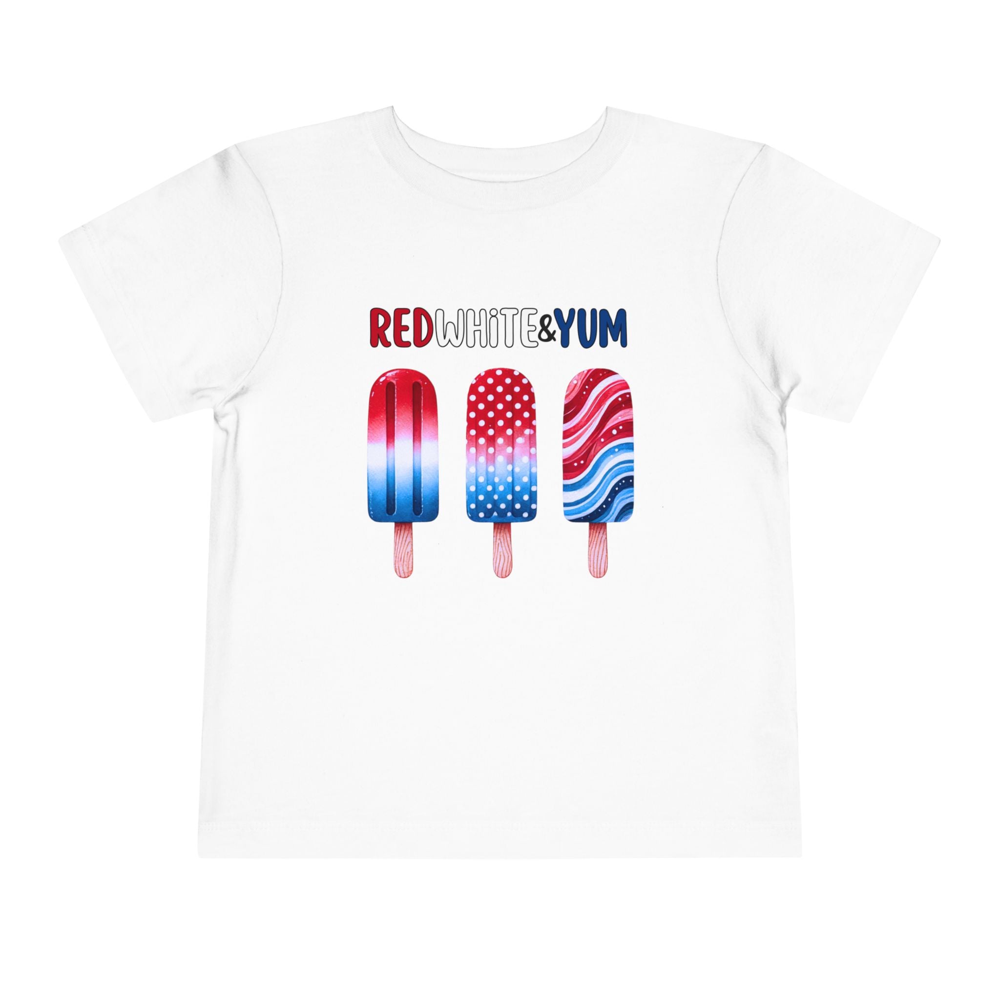 Toddler "Red White & Yum" Short Sleeve Tee