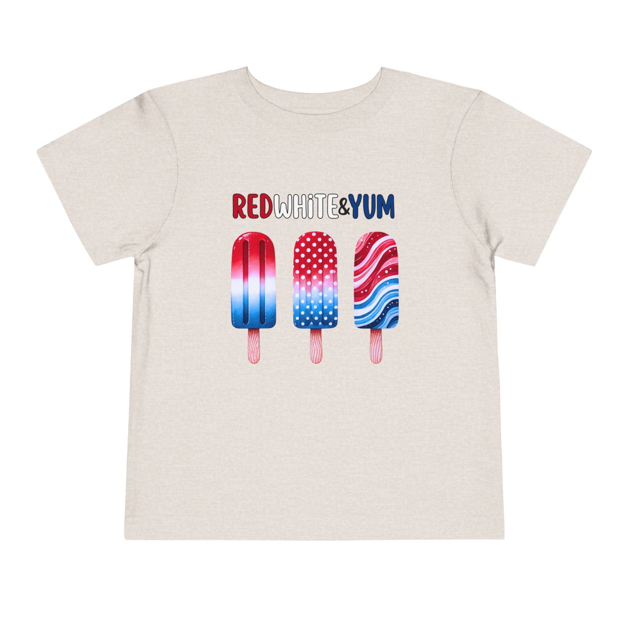 Toddler "Red White & Yum" Short Sleeve Tee