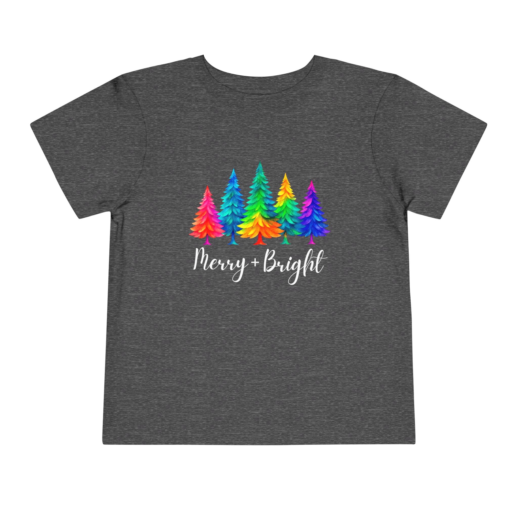 Sassy "Merry + Bright" Toddler Short Sleeve Tee