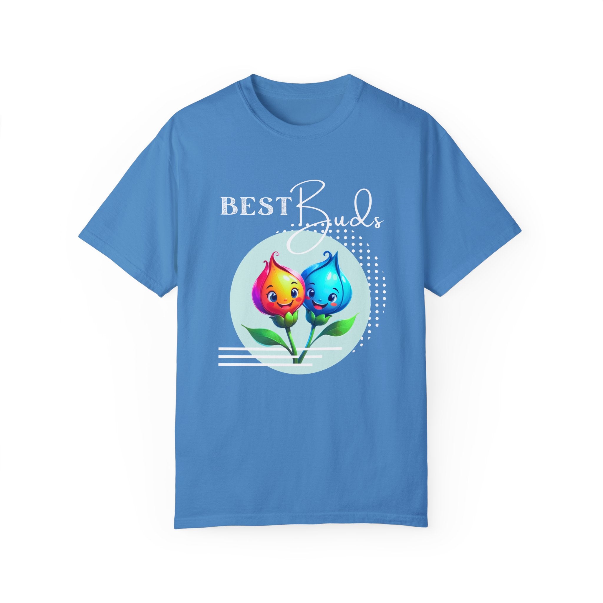 Adult "Best Buds" Deco Green Short Sleeve Tee