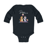 Infant Bodysuit - "Dance to Your Own Tune" Cute Dino & Unicorn Baby Onesie