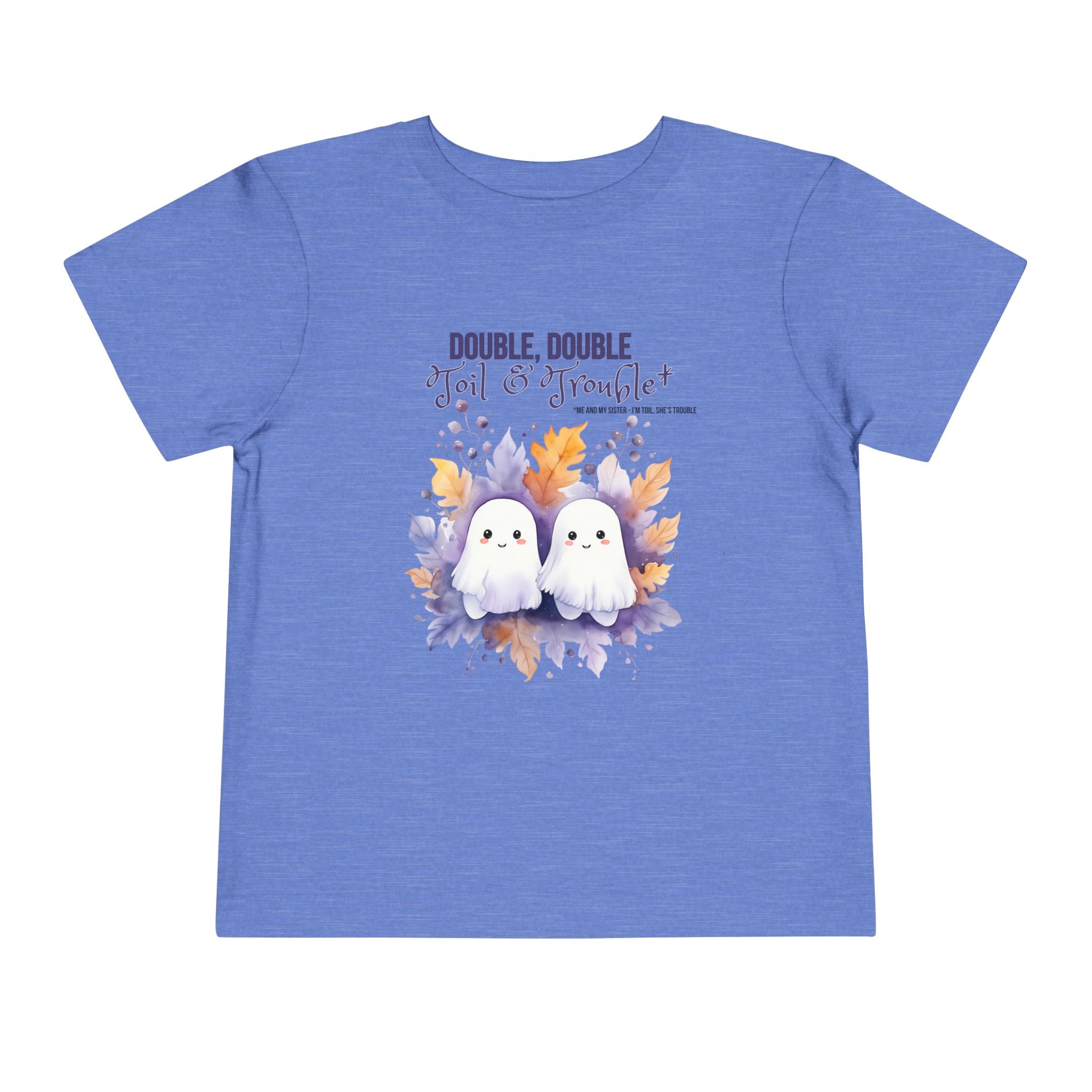 Toddler "Toil & Trouble" Sister Sibling Short Sleeve Tee