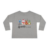 "Sparkle All The Way" Toddler Long Sleeve Shirt