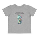 Toddler "Flowers are Happiness" DINA Unisex Short Sleeve Tee