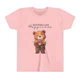 Kids "Flowers are Happiness" URSA Short Sleeve Tee
