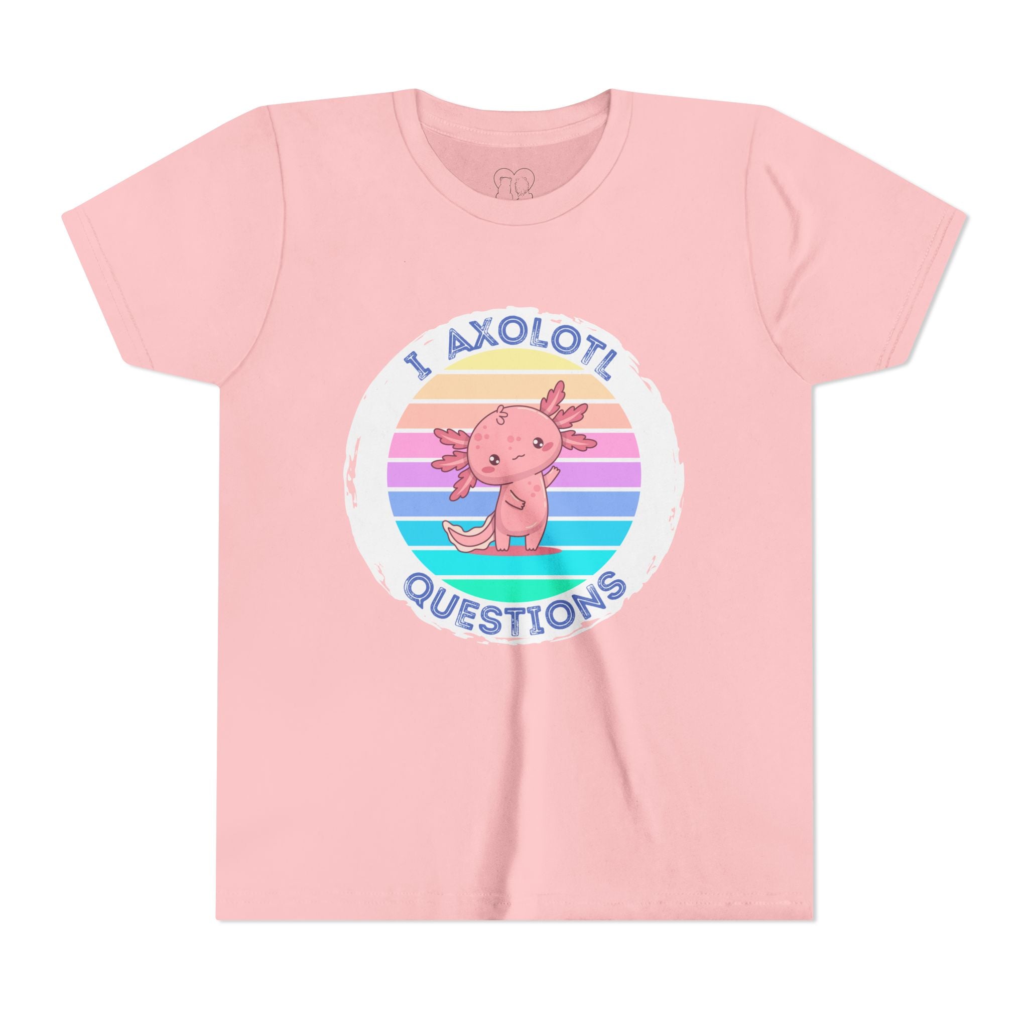 "Axolotl Questions" Kids Short Sleeve Tee