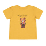 Toddler "Flowers are Happiness" URSA Short Sleeve Tee