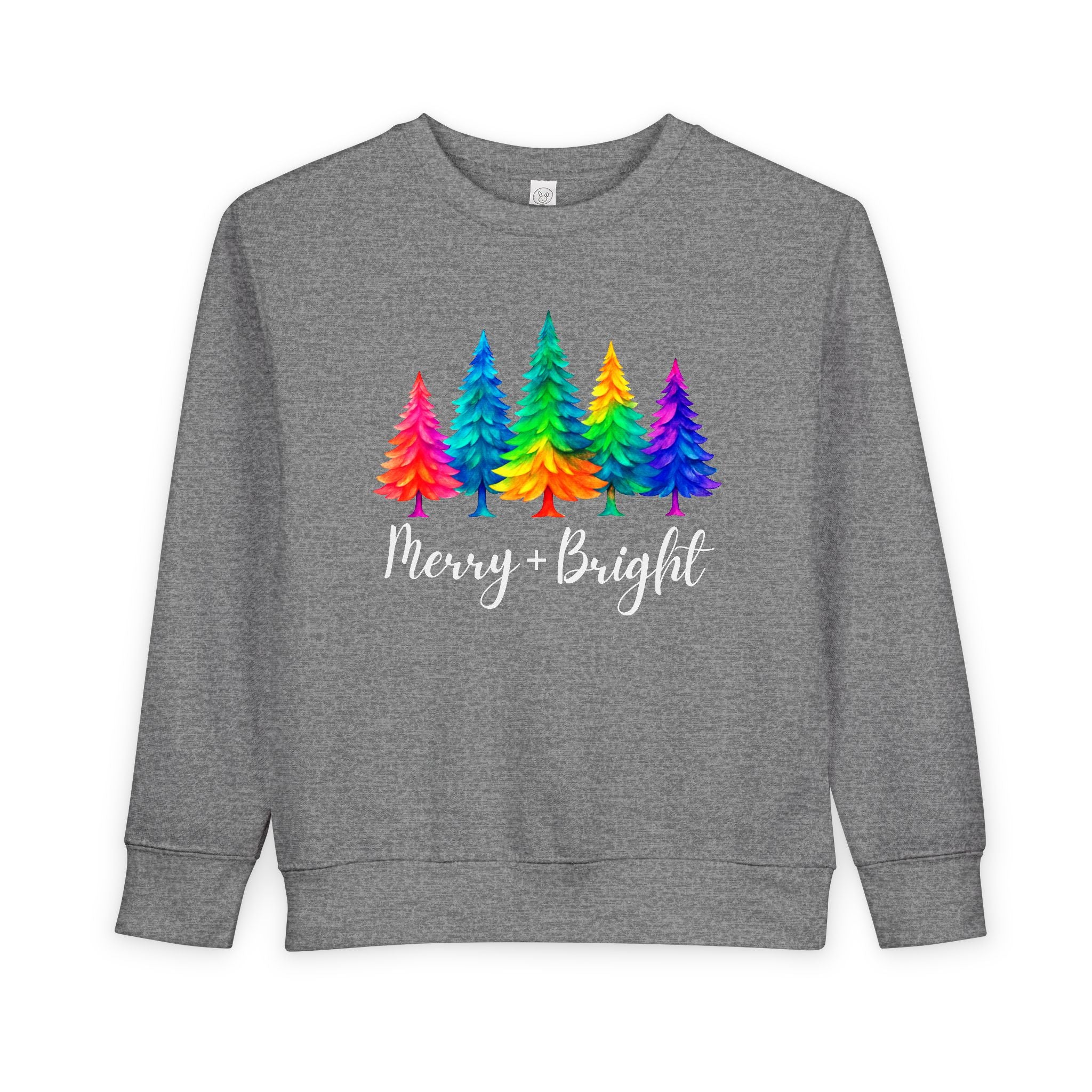 Sassy "Merry + Bright" Toddler Sweatshirt