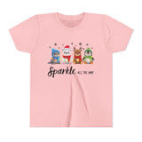 "Sparkle all the Way" Kids Short Sleeve Tee