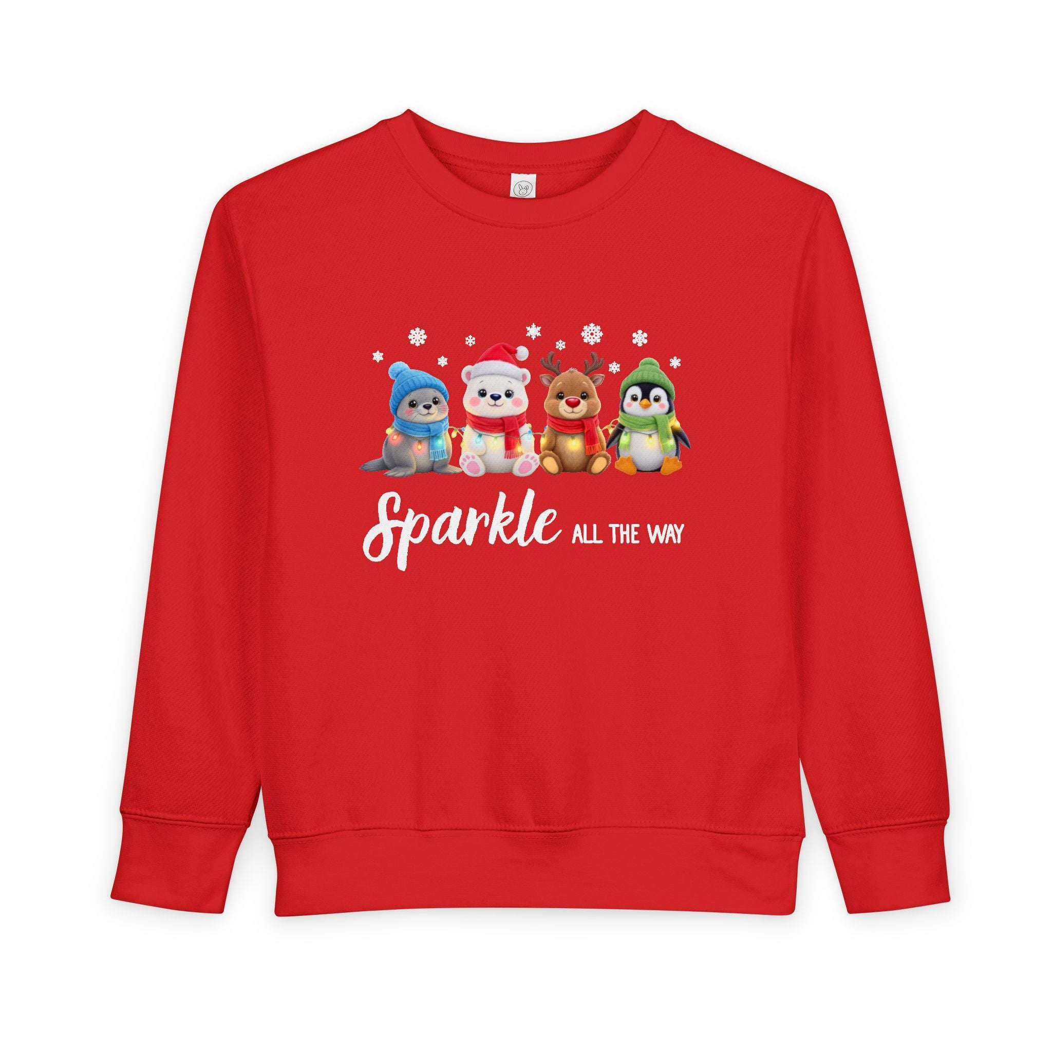 "Sparkle all The Way" Toddler Cozy Sweatshirt