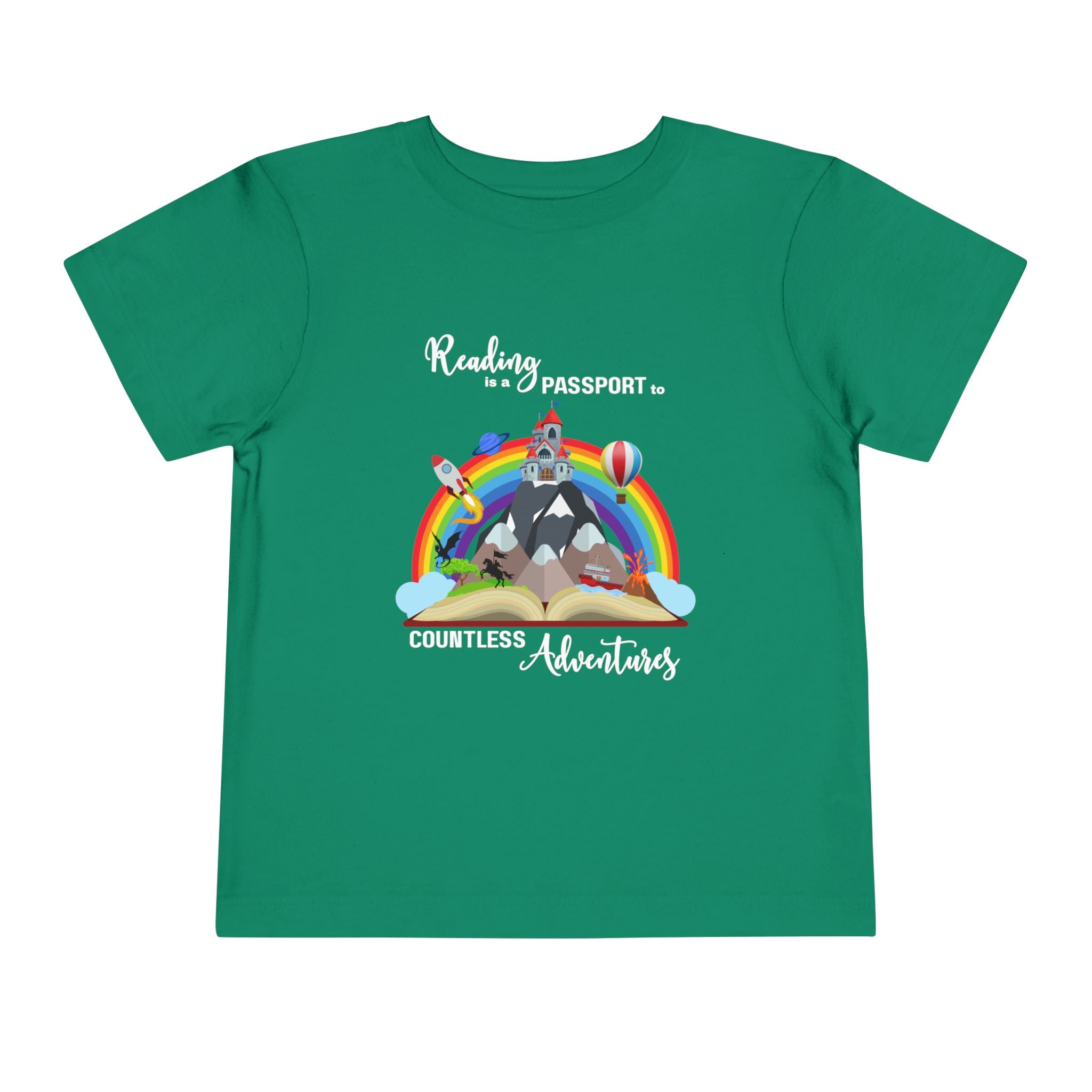 Toddler "Reading is a Passport" Short Sleeve Tee