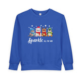 "Sparkle all The Way" Toddler Cozy Sweatshirt
