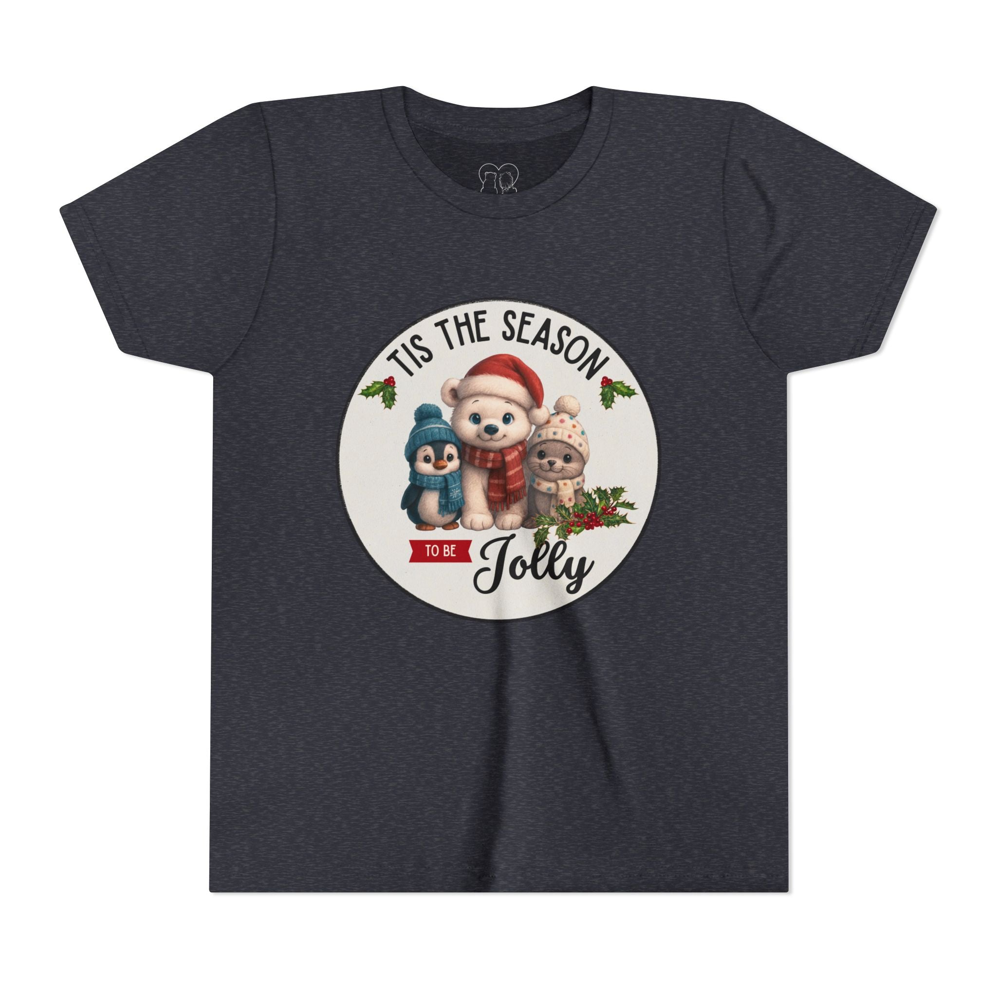 "Tis The Season to be Jolly" Kids Short Sleeve Tee