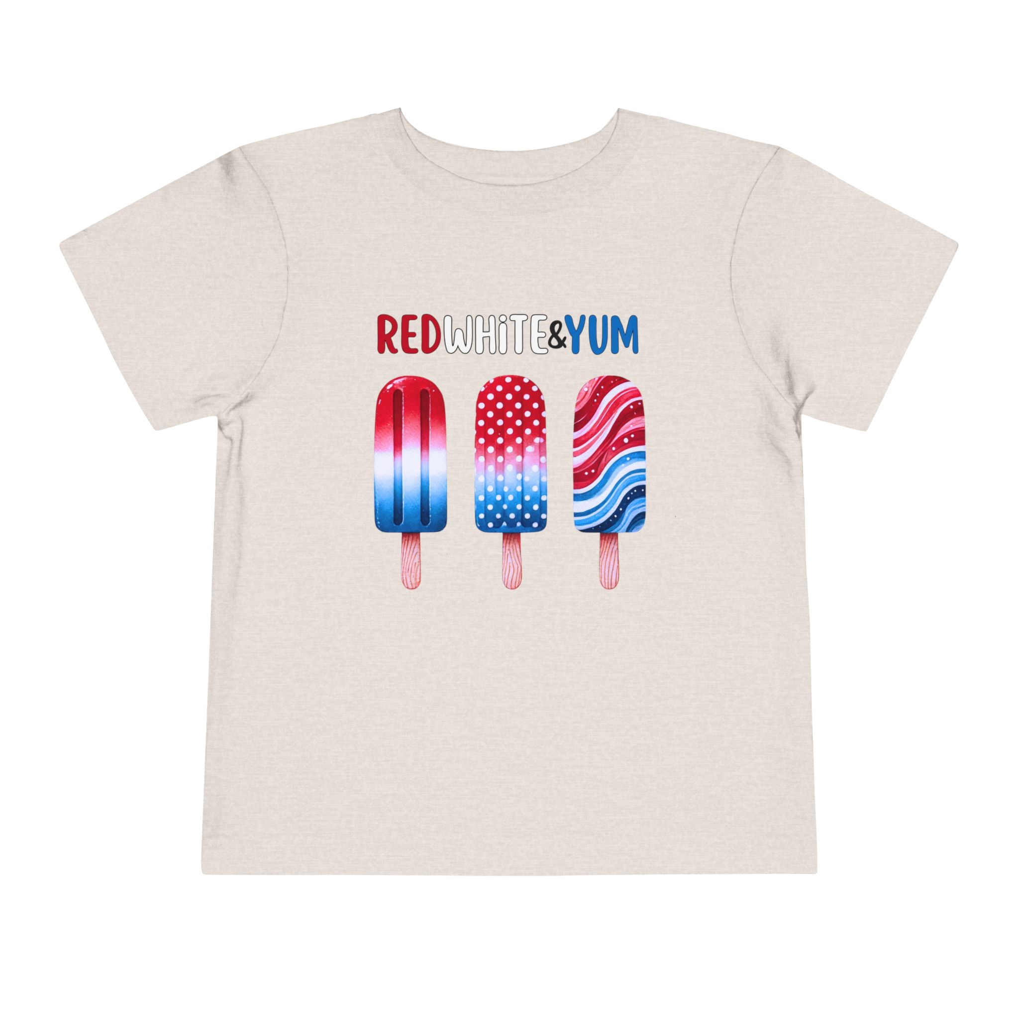 Toddler "Red White & Yum" Short Sleeve Tee