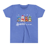 "Sparkle all the Way" Kids Short Sleeve Tee