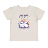 Toddler "Toil & Trouble" Sister Sibling Short Sleeve Tee