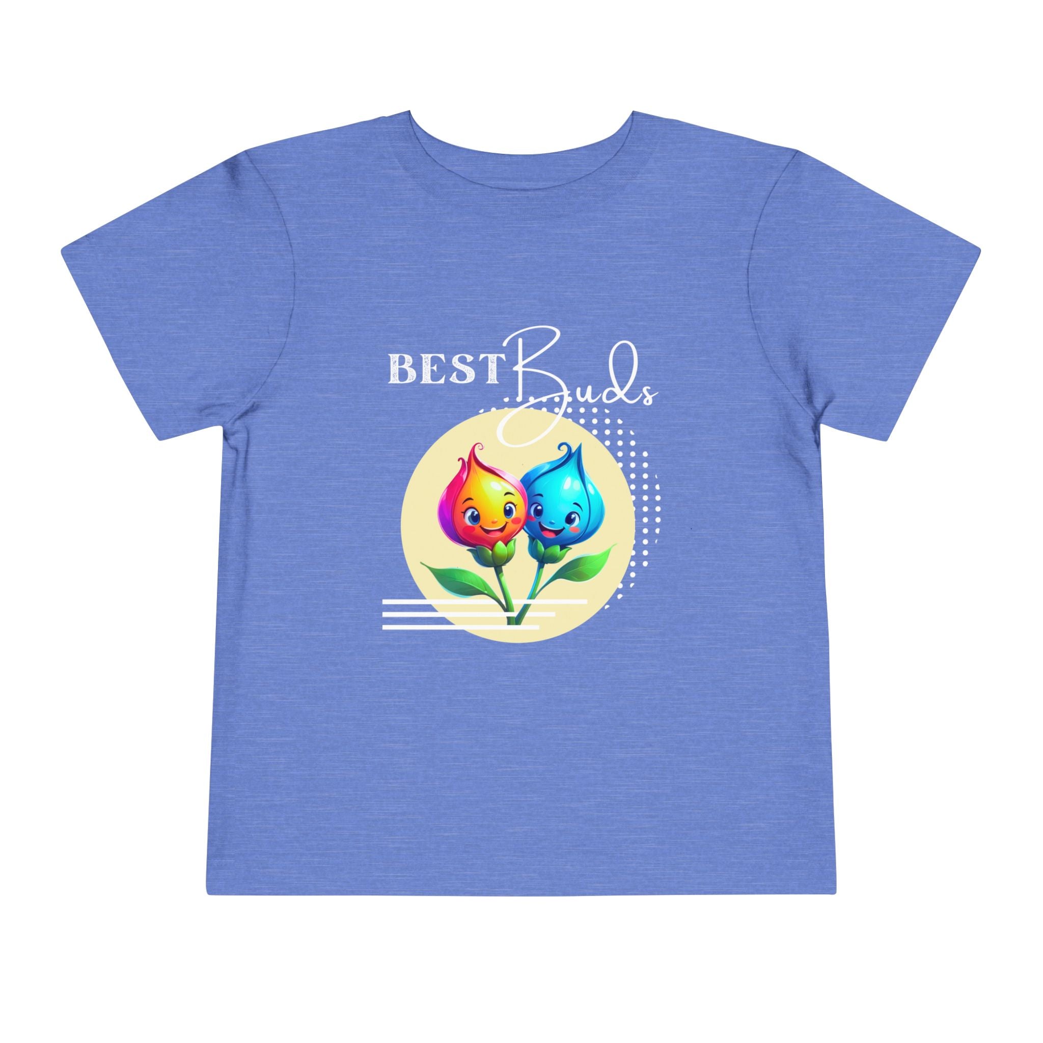 Toddler "Best Buds" Deco Yellow Short Sleeve Tee