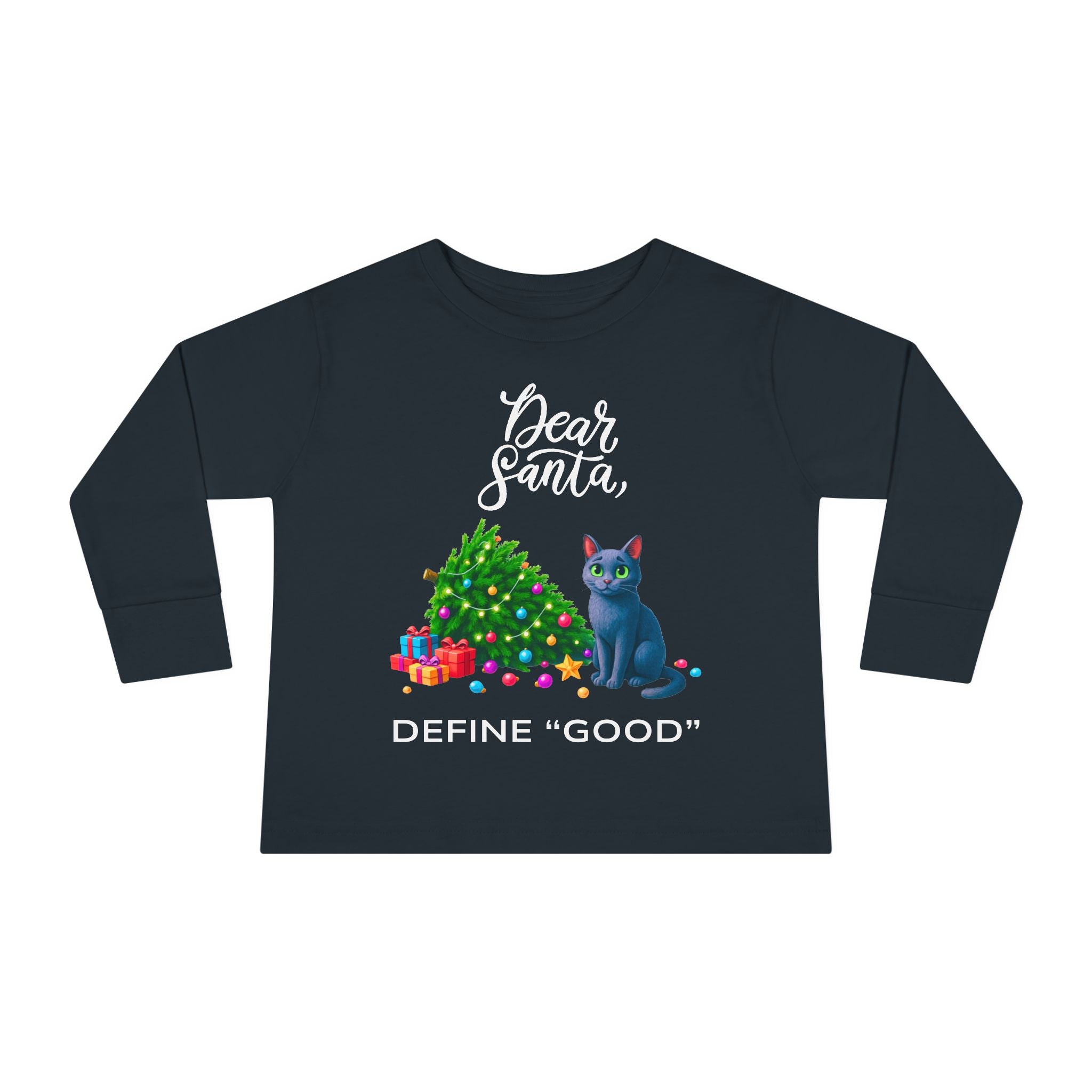 "Dear Santa" Toddler Long Sleeve Tee