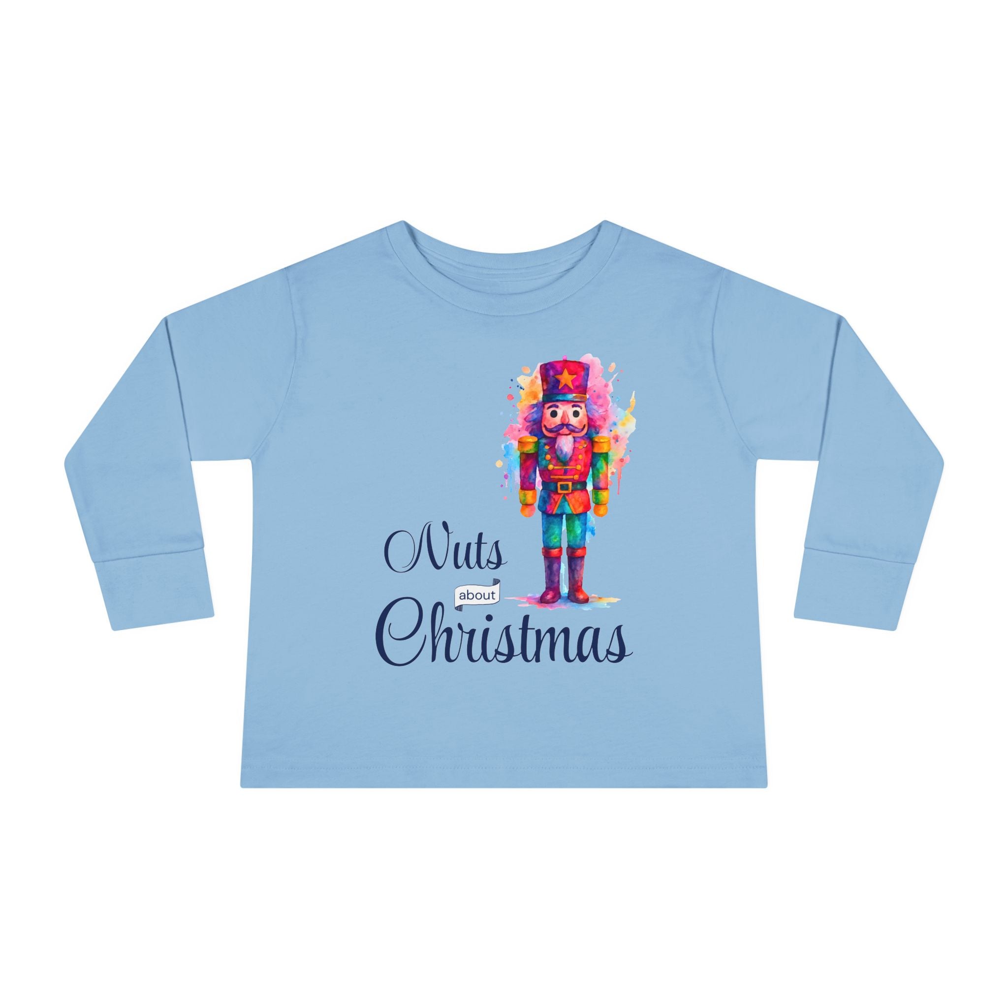 "Nuts about Christmas" Toddler Long Sleeve Tee