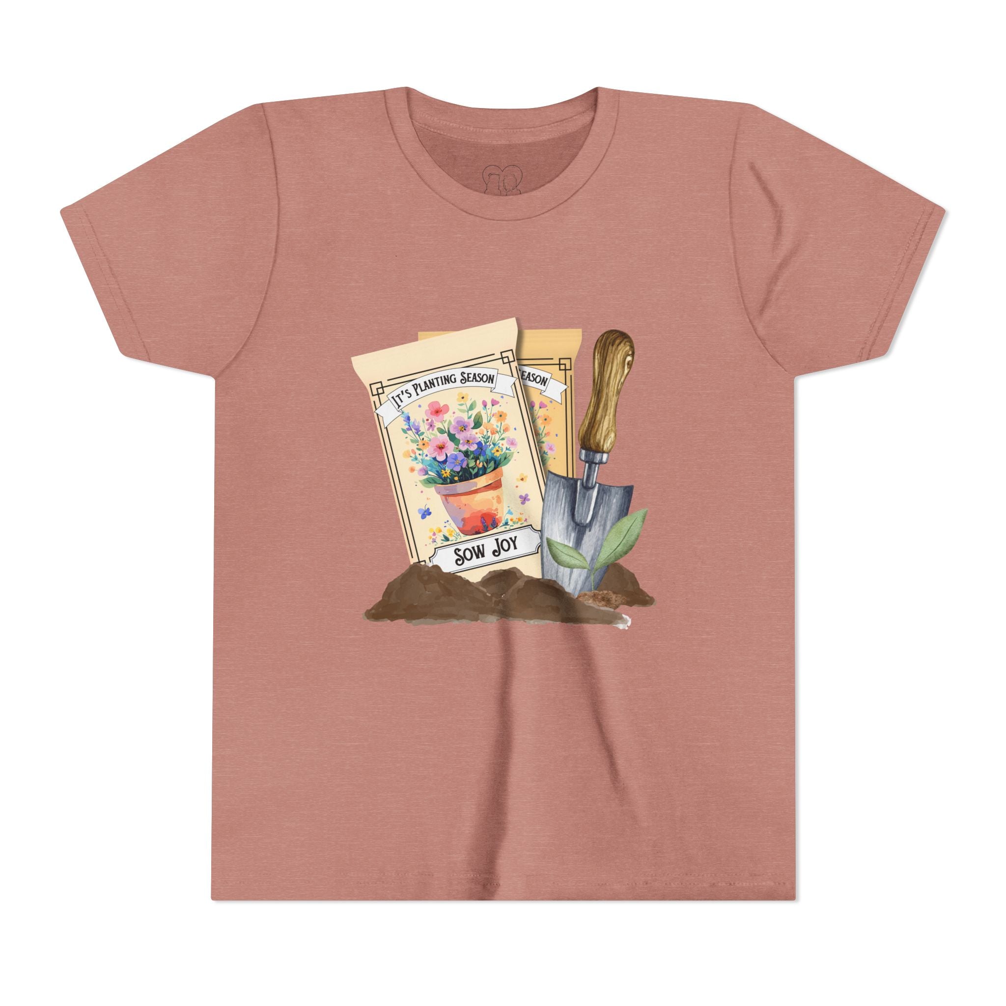 Kids "Sow Joy" Seed Packet Short Sleeve Tee