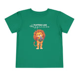 Toddler "Flowers are Happiness" LEO Short Sleeve Tee