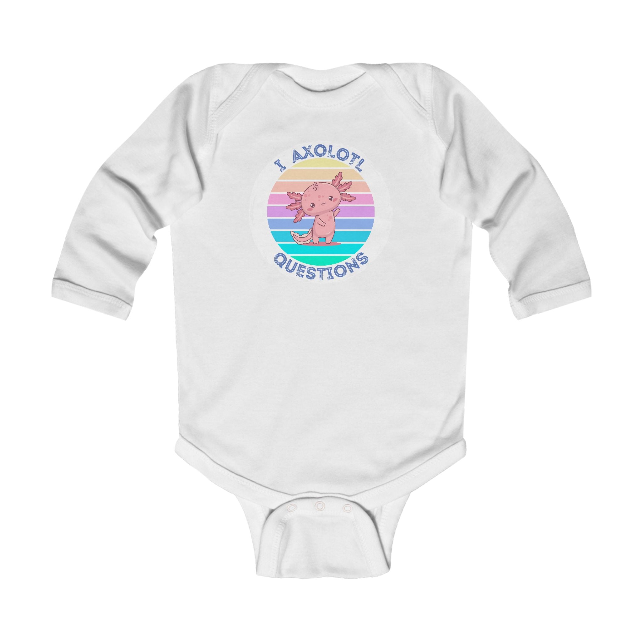 "Axolotl Questions" Baby Long Sleeve Bodysuit