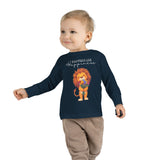 Toddler "Flowers are Happiness" LEO Long Sleeve Tee