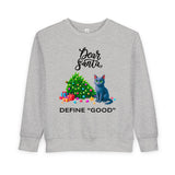 "Dear Santa" Toddler Cozy Sweatshirt