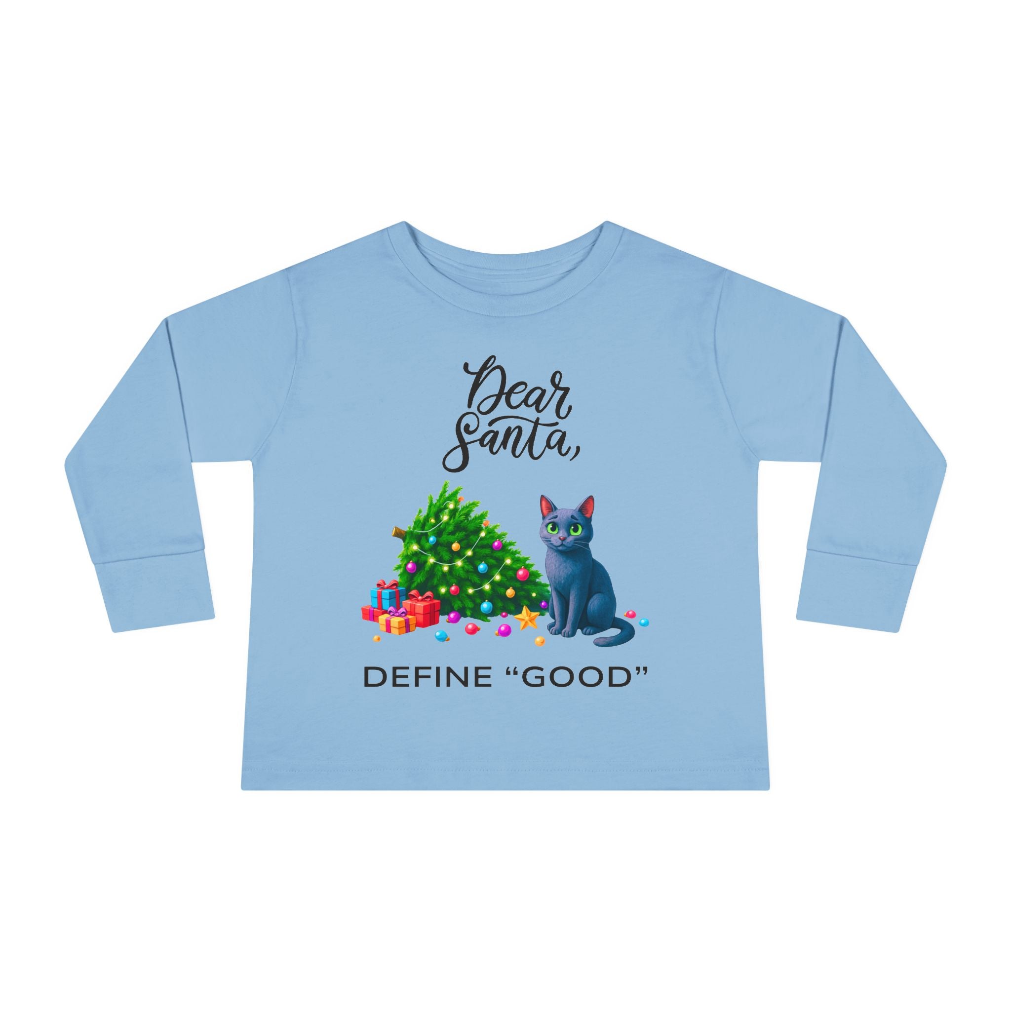 "Dear Santa" Toddler Long Sleeve Tee