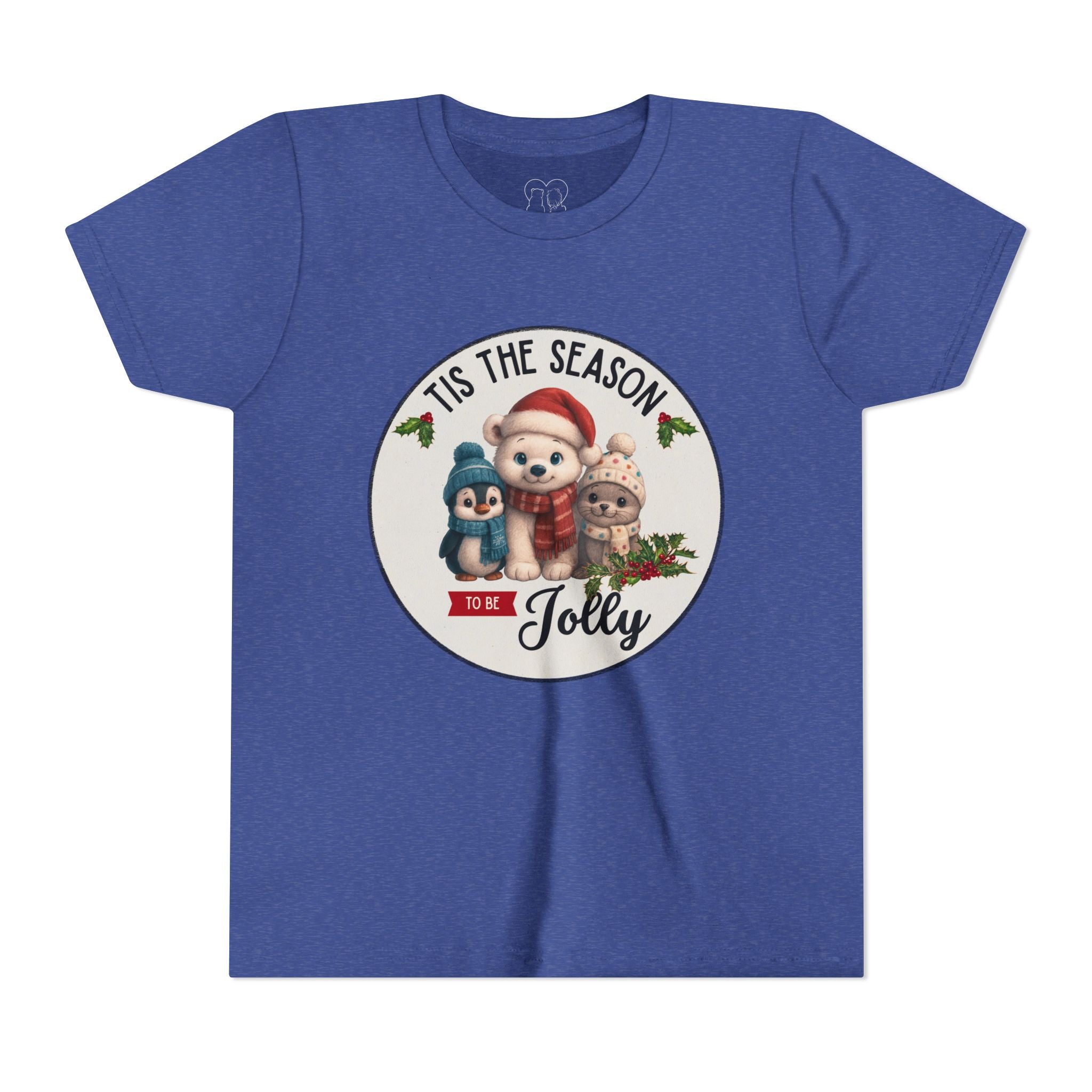 "Tis The Season to be Jolly" Kids Short Sleeve Tee