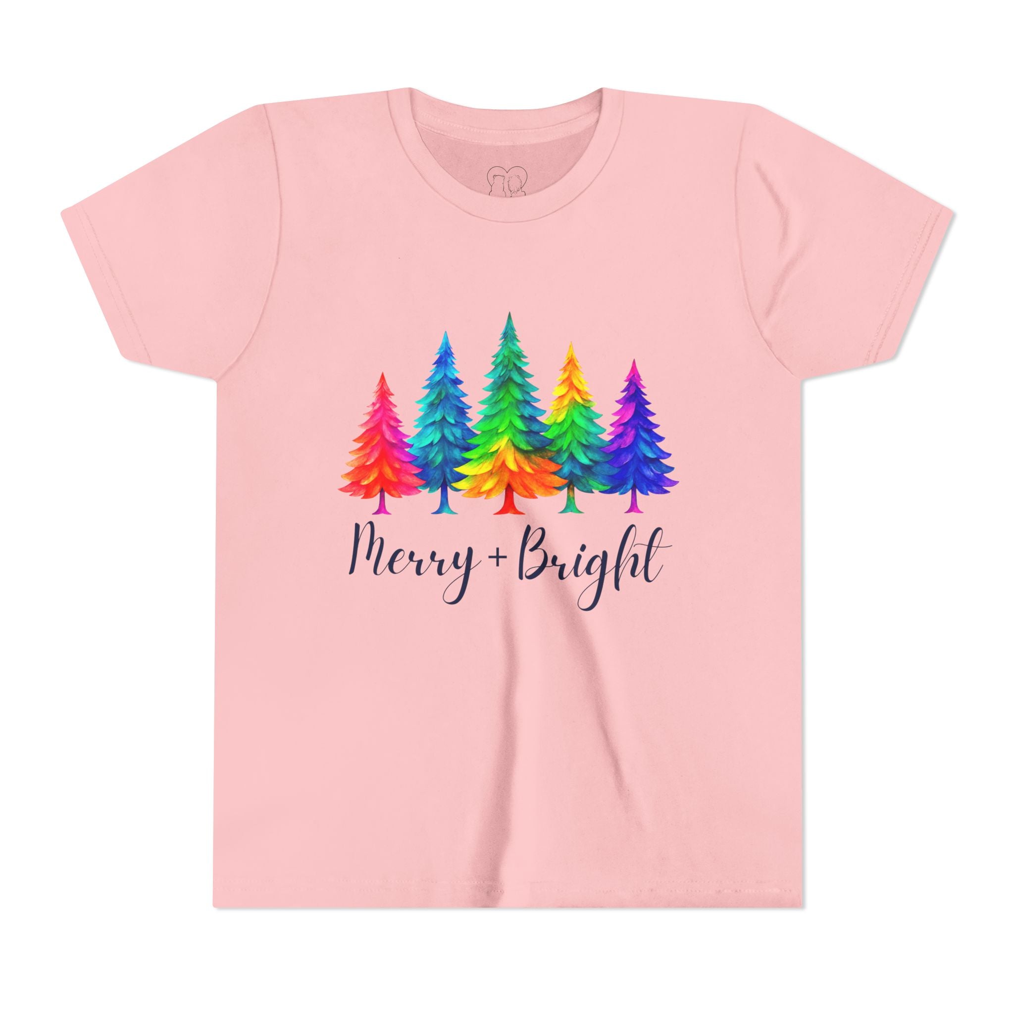 Sassy "Merry + Bright" Kids Short Sleeve Tee