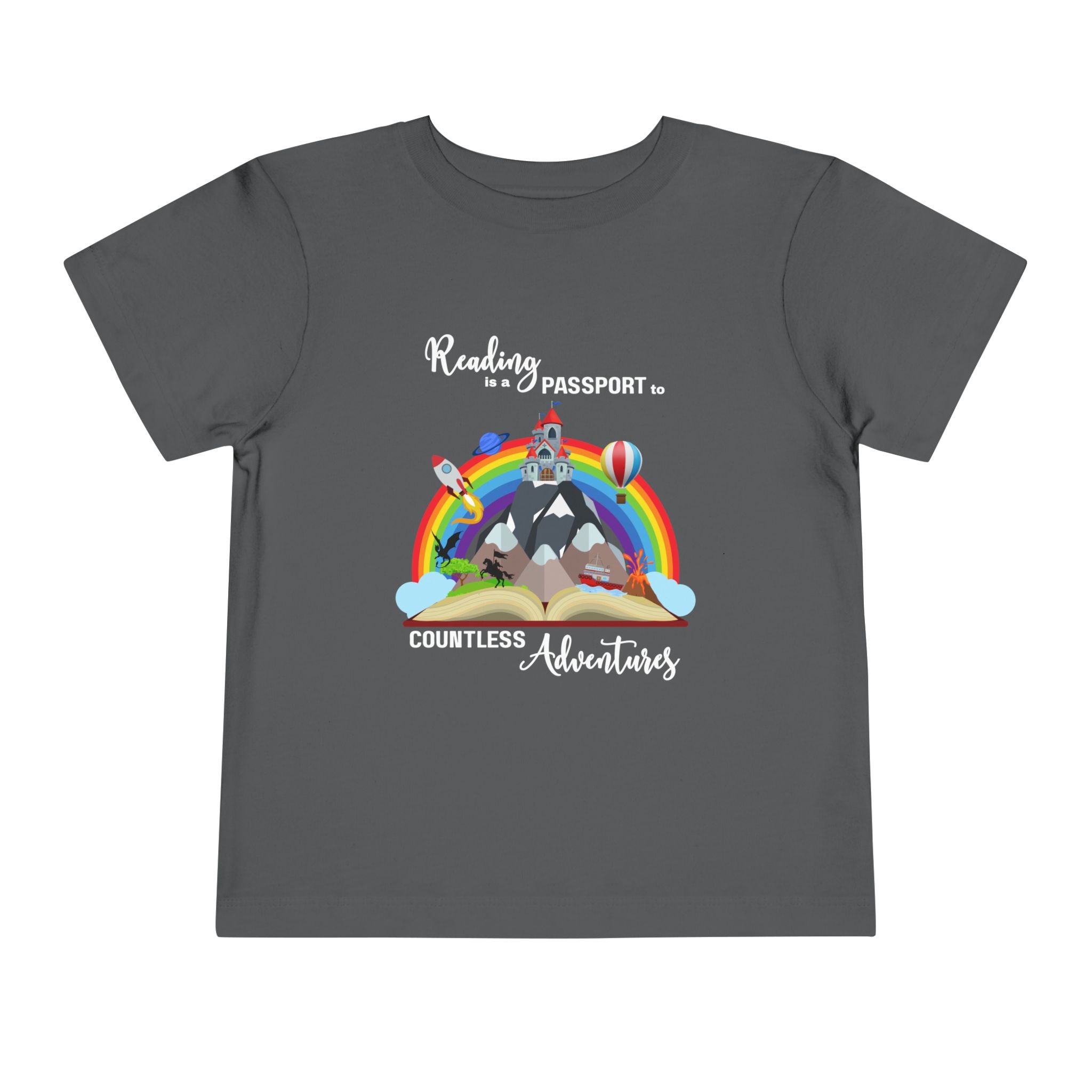 Toddler "Reading is a Passport" Short Sleeve Tee