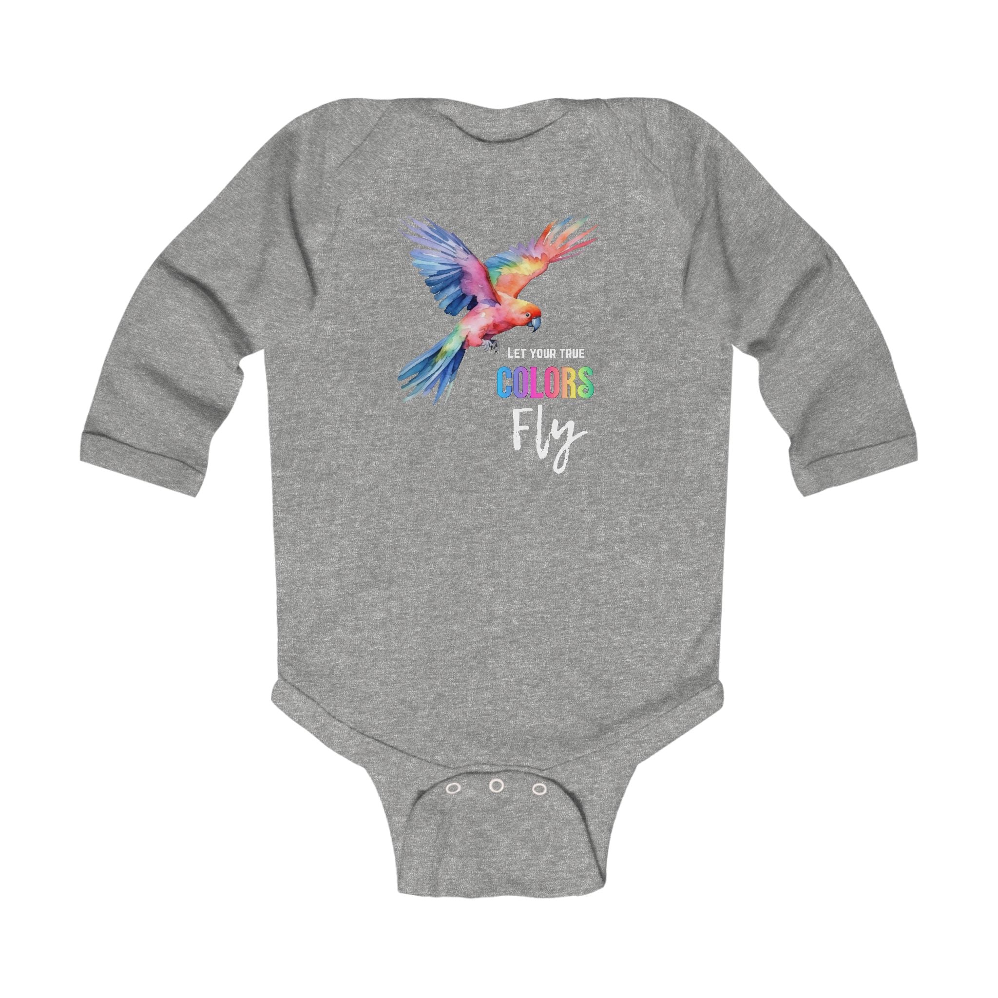 Baby "True Colors" Long Sleeve Bodysuit